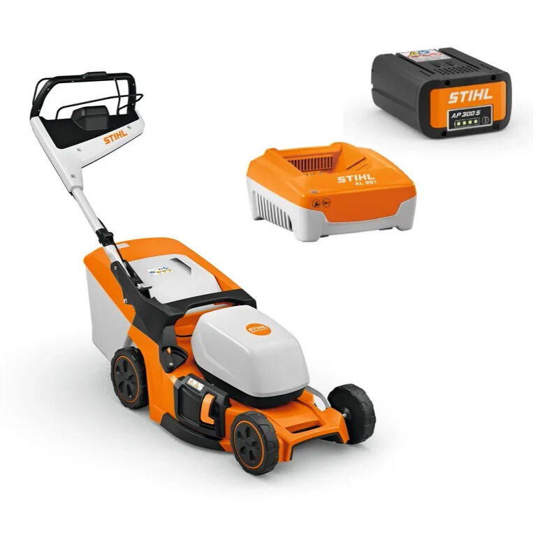 מכסחת דשא נטענת מקצועית STIHL RMA 448.3 PV סט