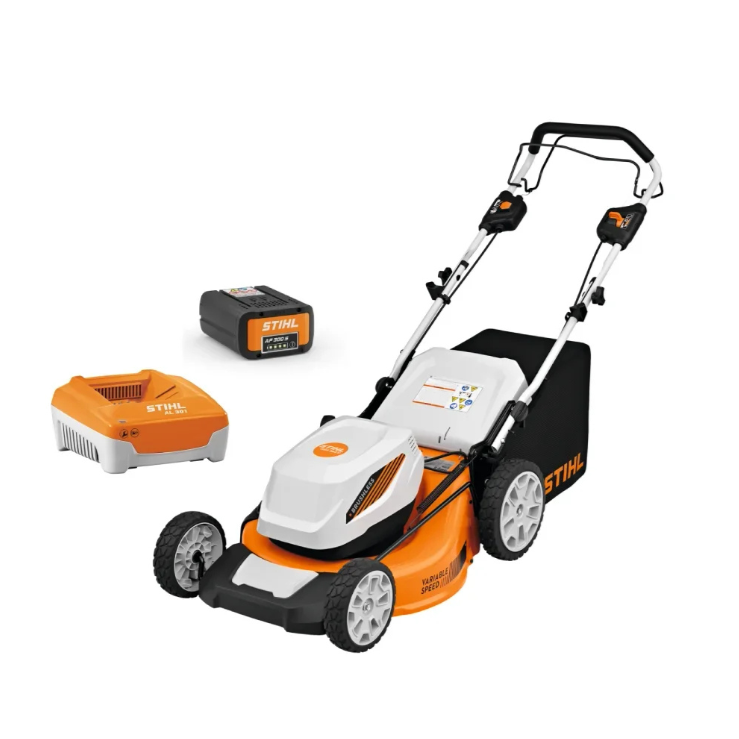 מכסחת דשא נטענת מקצועית STIHL RMA 353 V סט