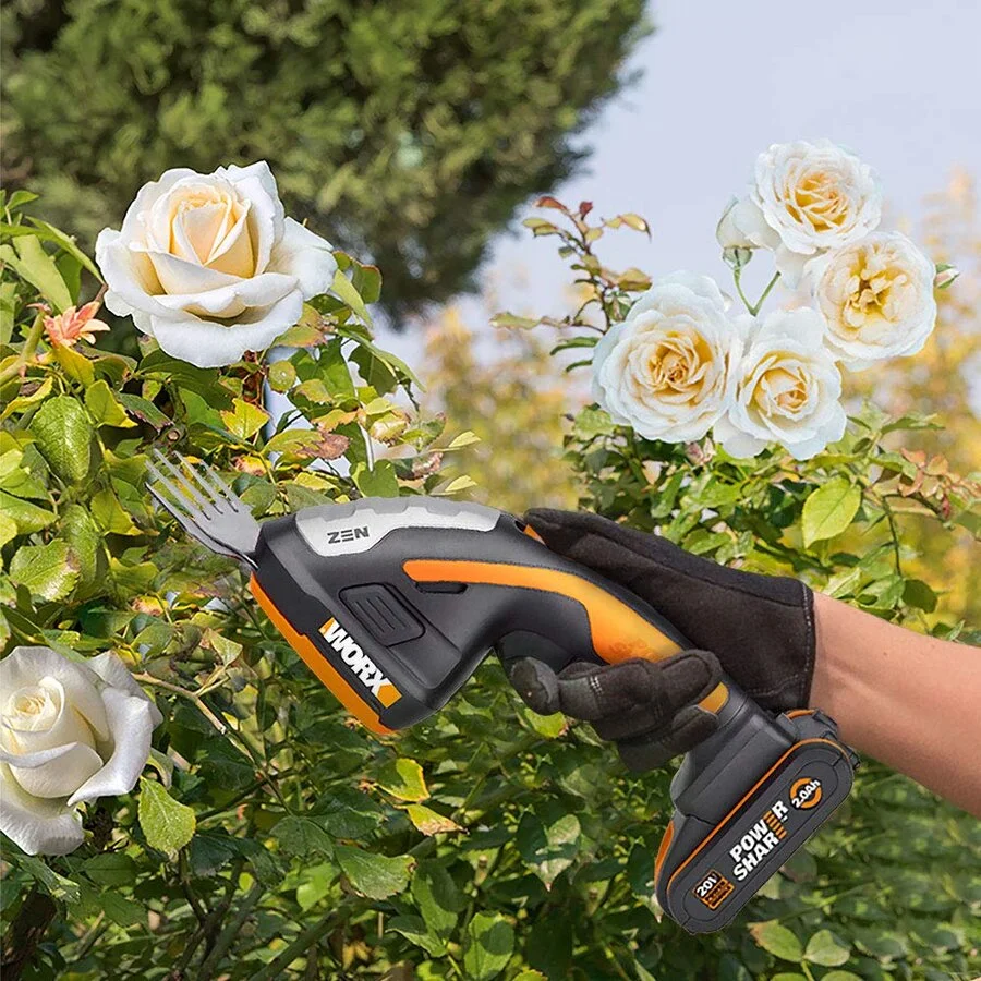 מיני קוצץ דשא / שיחים סט WORX WG801E.9 20V