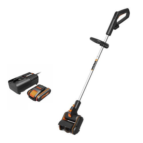 מברשת נטענת לניקוי משטחים ודשא סינטטי WORX WG441E.9 סט