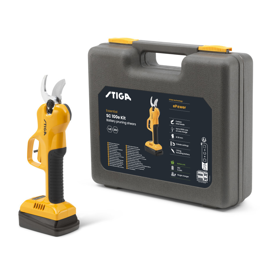 מזמרה נטענת STIGA SC100e גוף בלבד