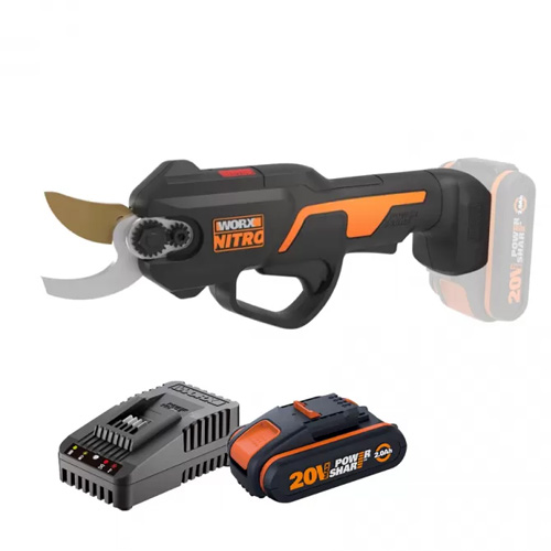 מזמרה נטענת WORX WG330E.9 סט