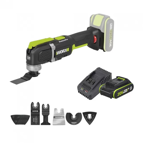סוניקרפטר נטען WORX WE696.9 20V סט
