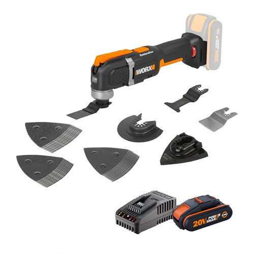סוניקרפטר WORX WX696.9 20V סט