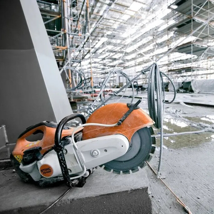 מסור דיסק מוטורי לבטון STIHL TS 420
