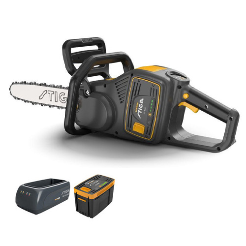 מסור נטען STIGA CS 700e סט סוללה 4Ah ומטען 