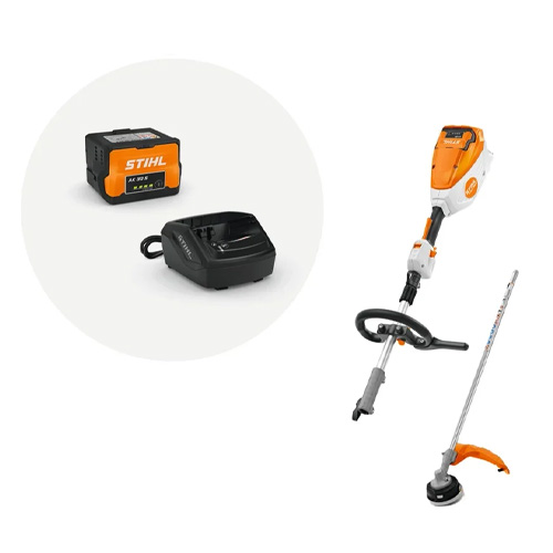 מנוע קומבי נטען STIHL KMA 80 סט