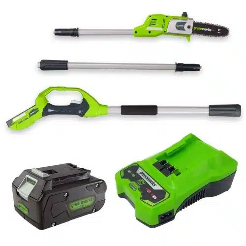 מסור גובה GREENWORKS 24V סט 4Ah