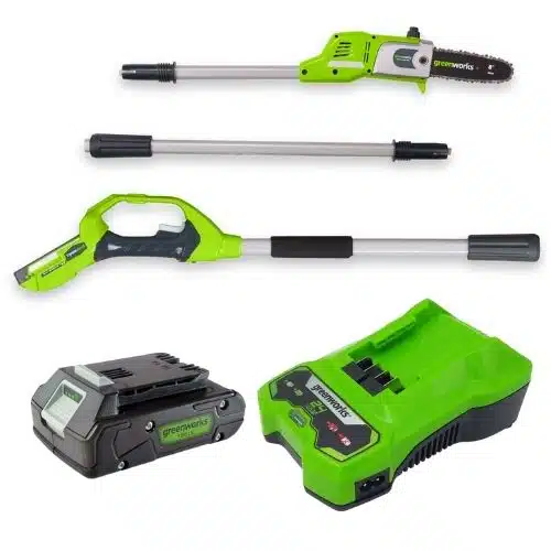 מסור גובה GREENWORKS 24V סט 2Ah