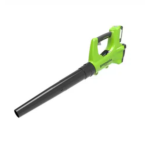 מפוח עלים נטען GREENWORKS 24V סט סוללה 2Ah